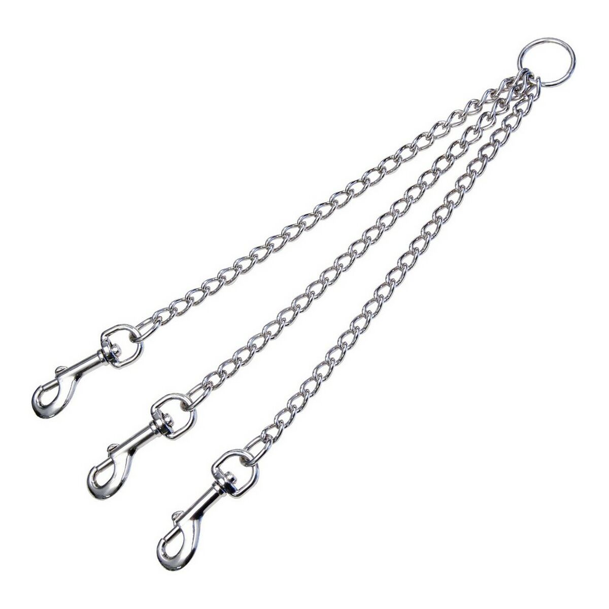 Fixação de trela para 3 cães Gloria 3mm x 38 cm